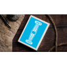 Jerry's Nugget (Icey Blue) Marked Monotone Playing Cards