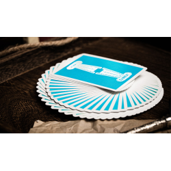 Jerry's Nugget (Icey Blue) Marked Monotone Playing Cards
