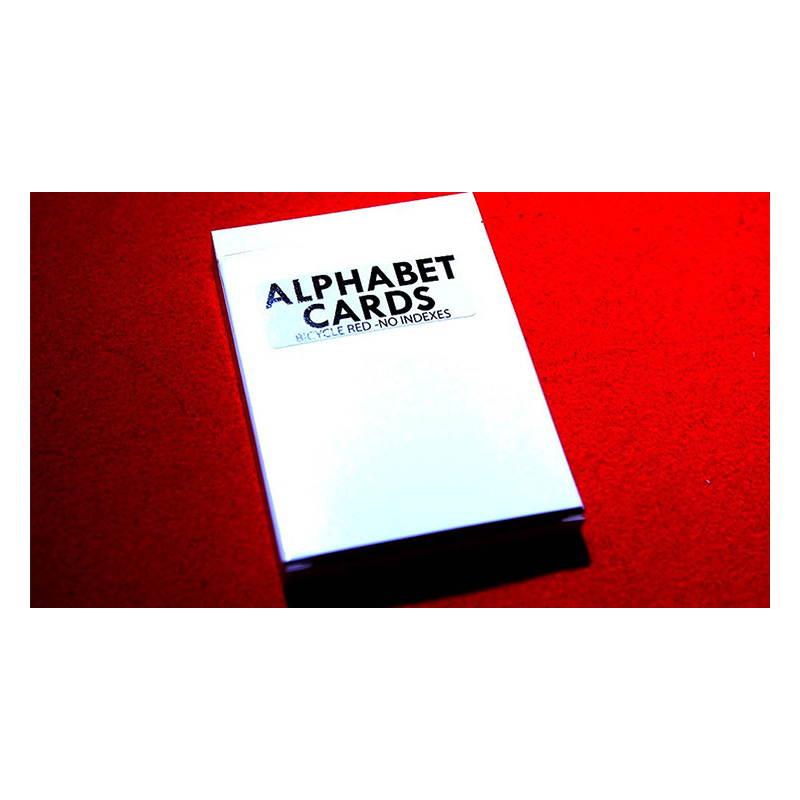 Alphabet Playing Cards Bicycle No Index by PrintByMagic - Trick