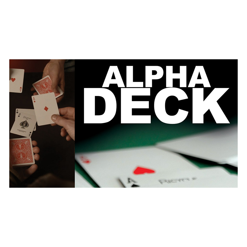 Alpha Deck (Cards and Online Instructions) by Richard Sanders - Trick