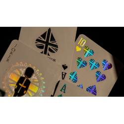 London Diffractor Double Metal Playing Card Set