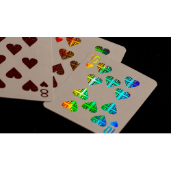London Diffractor Double Metal Playing Card Set