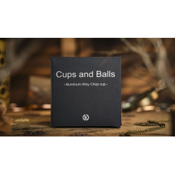 Aluminum Alloy Cups and Balls Matching Chop Cup by TCC Magic