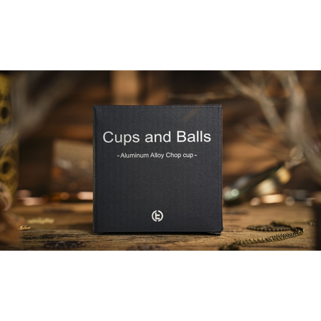 Aluminum Alloy Cups and Balls Matching Chop Cup by TCC Magic