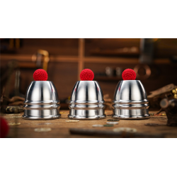 Aluminum Alloy Cups and Balls Set by TCC Magic