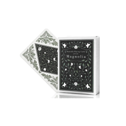 Magnolia White Playing Cards