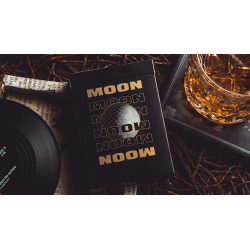 Moon (Black) Playing Cards