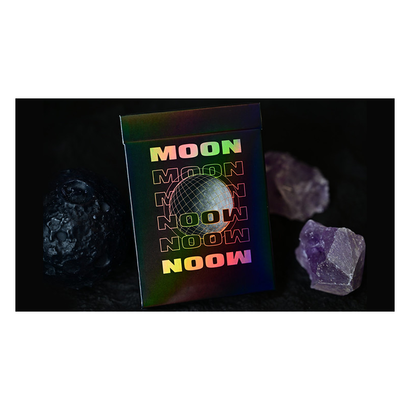 Moon (Black Holo) Playing Cards