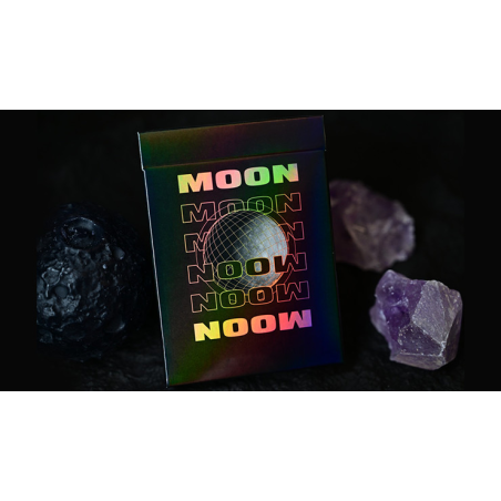 Moon (Black Holo) Playing Cards