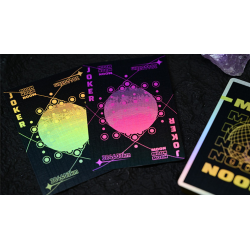 Moon (Black Holo) Playing Cards
