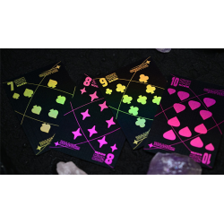 Moon (Black Holo) Playing Cards