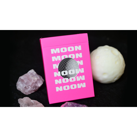 Moon (Pink) Playing Cards