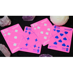 Moon (Pink) Playing Cards