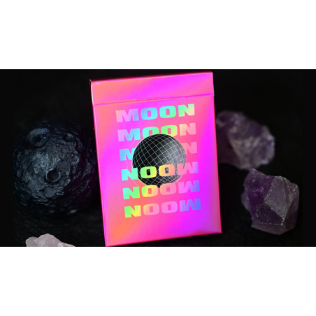 Moon (Pink Holo) Playing Cards