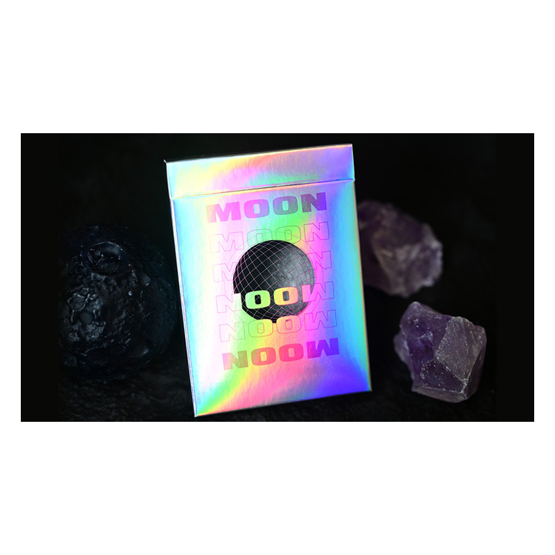 Moon (White Holo) Playing Cards