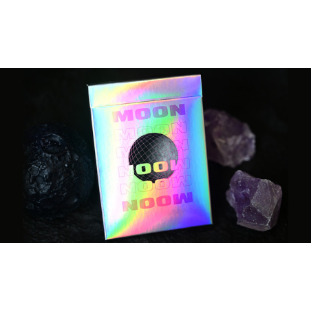 Moon (White Holo) Playing Cards