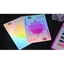 Moon (White Holo) Playing Cards