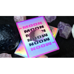 Moon (White Holo) Playing Cards