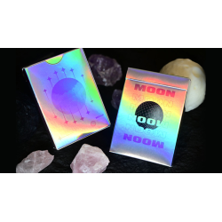 Moon (White Holo) Playing Cards