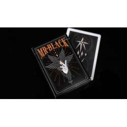 Mr. Black V1 (Black) Playing Cards