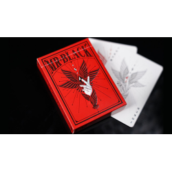 Mr. Black V1 (Red) Playing Cards