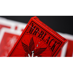 Mr. Black V1 (Red) Playing Cards