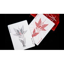 Mr. Black V1 (Red) Playing Cards