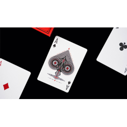 Mr. Black V1 (Red) Playing Cards