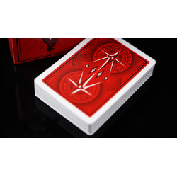 Mr. Black V1 (Red) Playing Cards