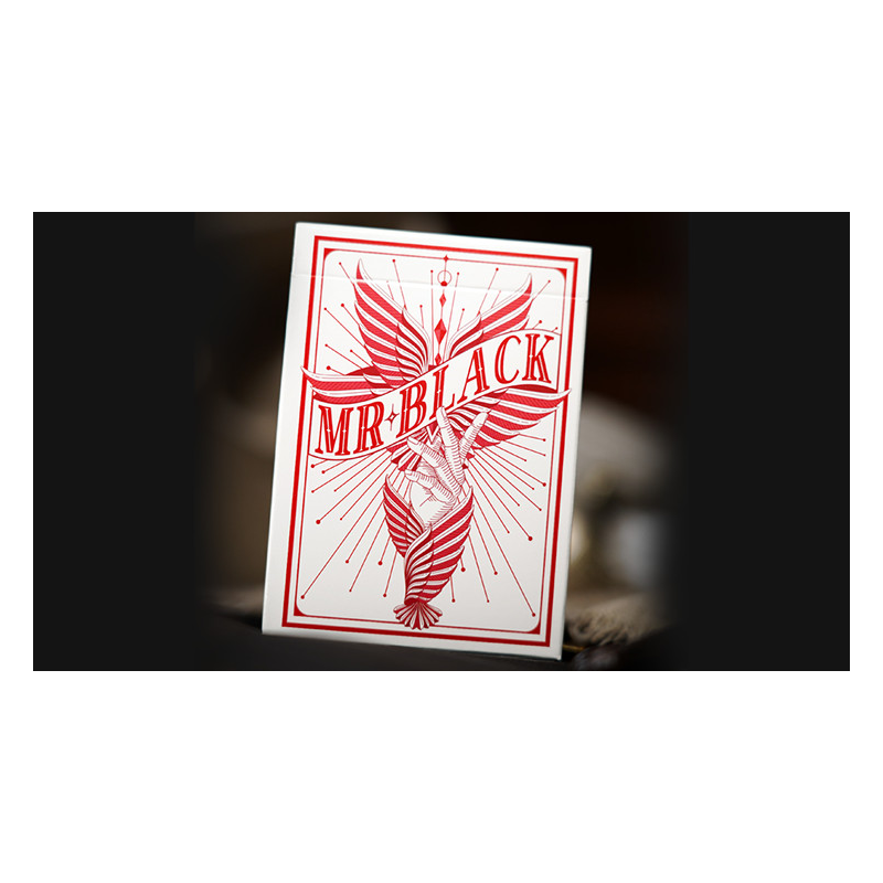 Mr. Black V2 (Red) Playing Cards