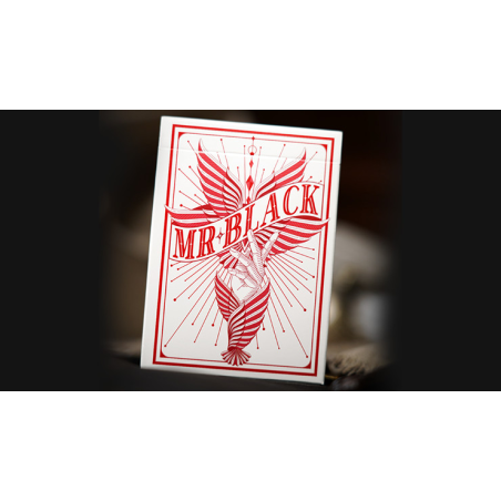 Mr. Black V2 (Red) Playing Cards