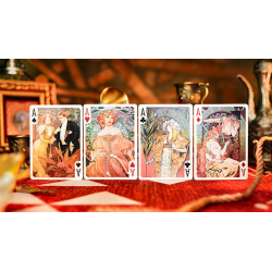 Mucha Standard Playing Cards by 52 MUSÉE