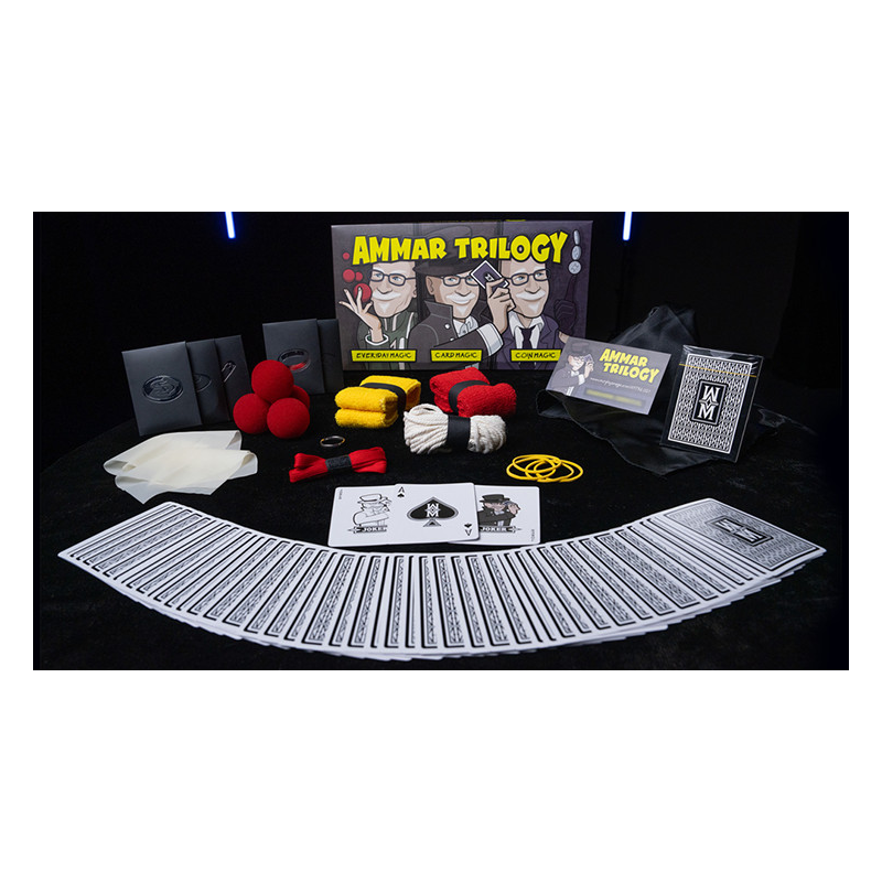 AMMAR TRILOGY SET (Gimmicks and Online Instructions) by Michael Ammar and Murphy's Magic - Trick