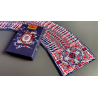 Sumi Kitsune Myth Maker (Blue/Red Craft Letterpressed Tuck) Playing Cards by Card Experiment
