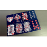 Sumi Kitsune Myth Maker (Blue/Red Craft Letterpressed Tuck) Playing Cards by Card Experiment