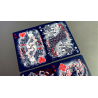 Sumi Kitsune Myth Maker (Blue/Red Craft Letterpressed Tuck) Playing Cards by Card Experiment