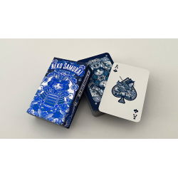 Neko Samurai (Mini Blue) Playing Cards