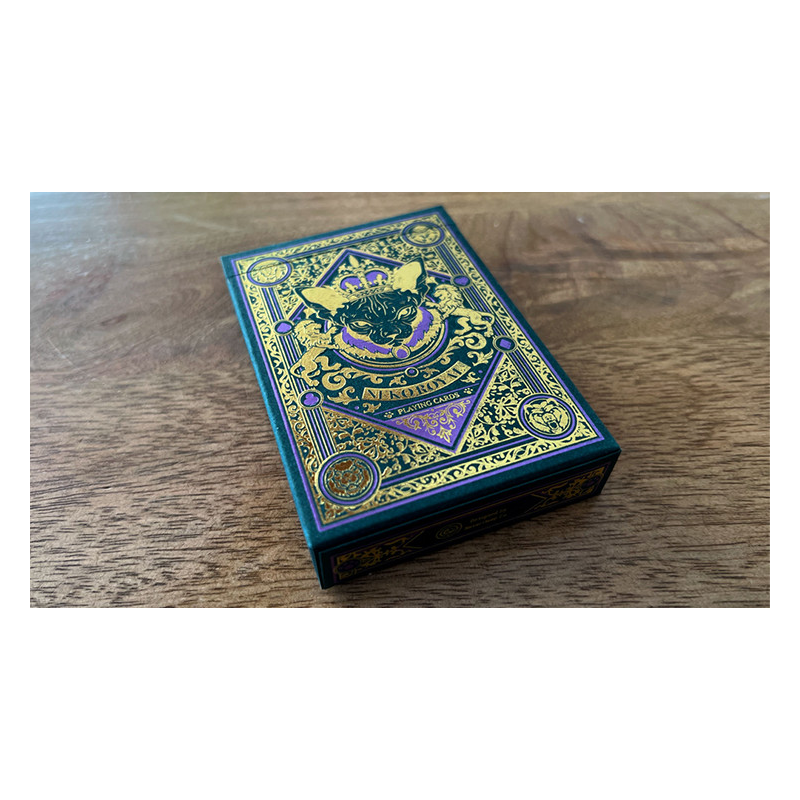 Neko Royal Green Playing Cards