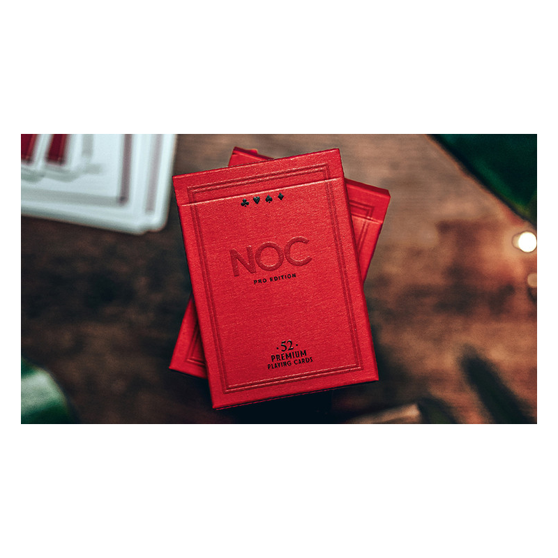 NOC Pro 2021 (Burgundy Red) Playing Cards