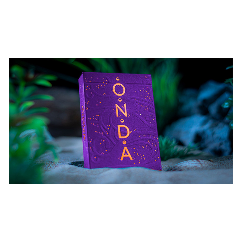 ONDA V2 (Purple) by Jocu Playing Cards