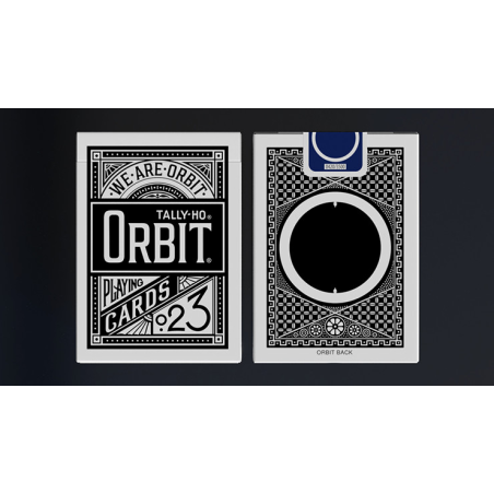 Orbit Tally Ho Circle Back (Black) Playing Cards