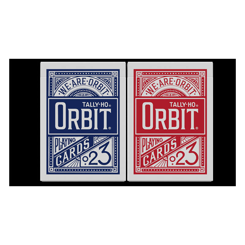 Orbit Tally Ho Circle Back (Blue) Playing Cards