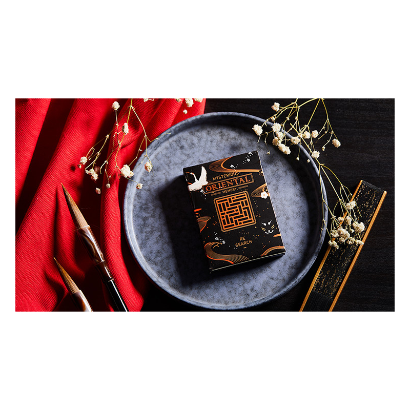 Oriental Memory Black playing Cards