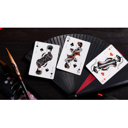 Oriental Memory Black playing Cards
