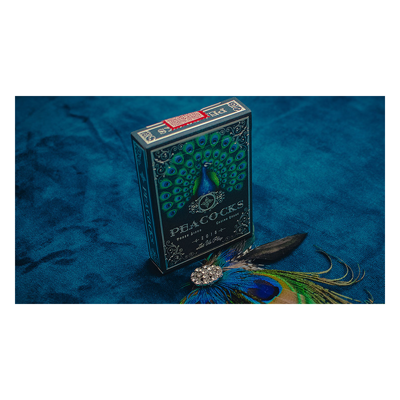 Limited Edition Peacocks Playing Cards by Rocsana Thompson