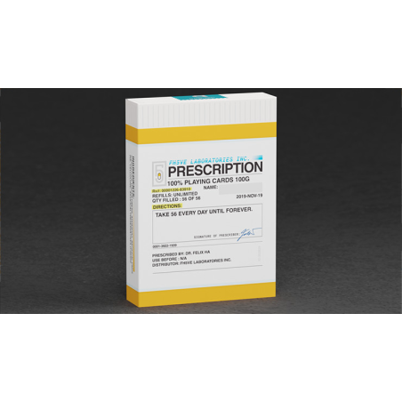 PRESCRIPTION Playing Cards
