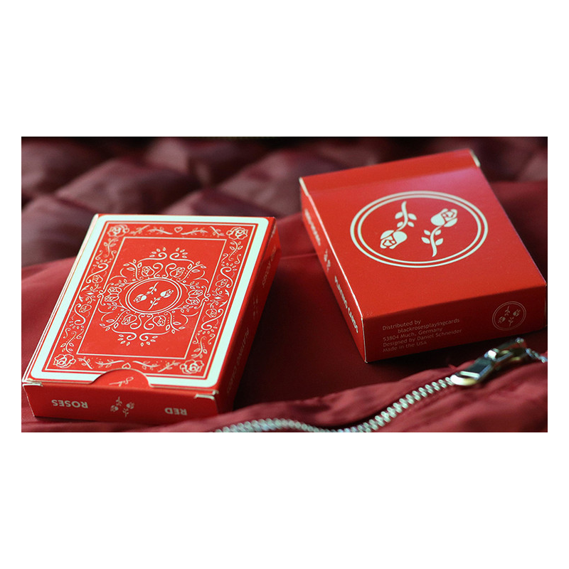 Red Roses Playing Cards by Daniel Schneider