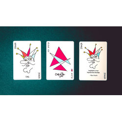 Red Stripe Playing Cards