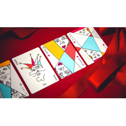 Red Stripe Playing Cards