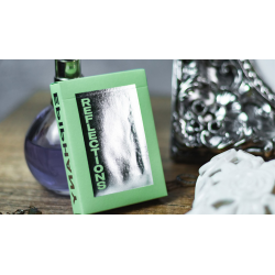 Reflections Epiphany (Green) Playing Cards by Emily Sleights